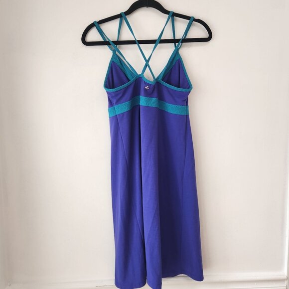 Prana Blue Athleisure Dress Tennis Golfing Pickleball Stretch Activewear M - Picture 2 of 8